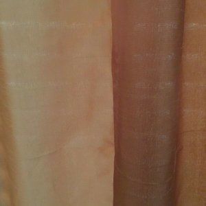NEW  GOLD/RUST PLEATED CURTAIN PANEL
